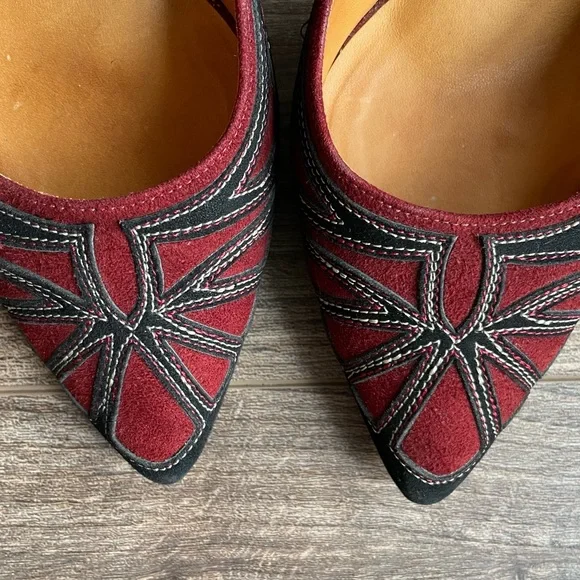 Isabel Marant Bradford Suede Embroidered Pumps | 39 - Picture 3 of 13